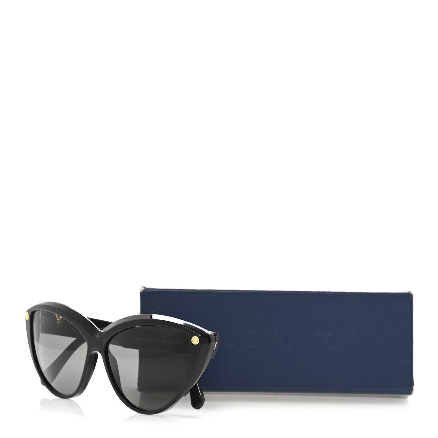 Louis Vuitton Acetate My Fair Lady Sunglasses Z1135W Black 10 of 10