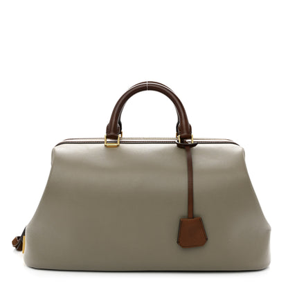 Celine Satin Calfskin Long Frame Doctor Bag Taupe 1 of 10
