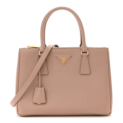 Prada Saffiano Lux Small Galleria Double Zip Tote Cipria 1 of 10
