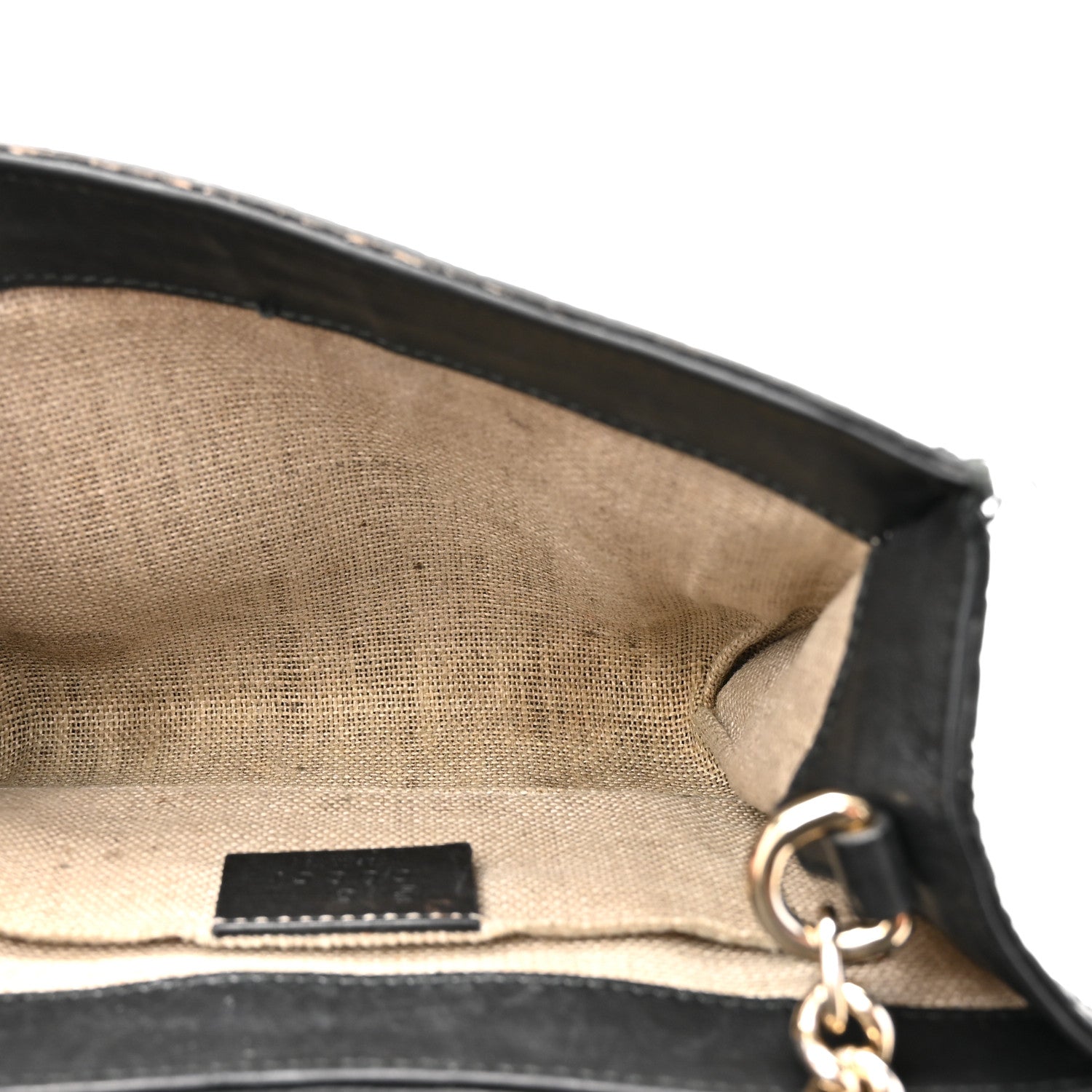 Gucci Microguccissima Mini Emily Chain Shoulder Bag Black 1823174