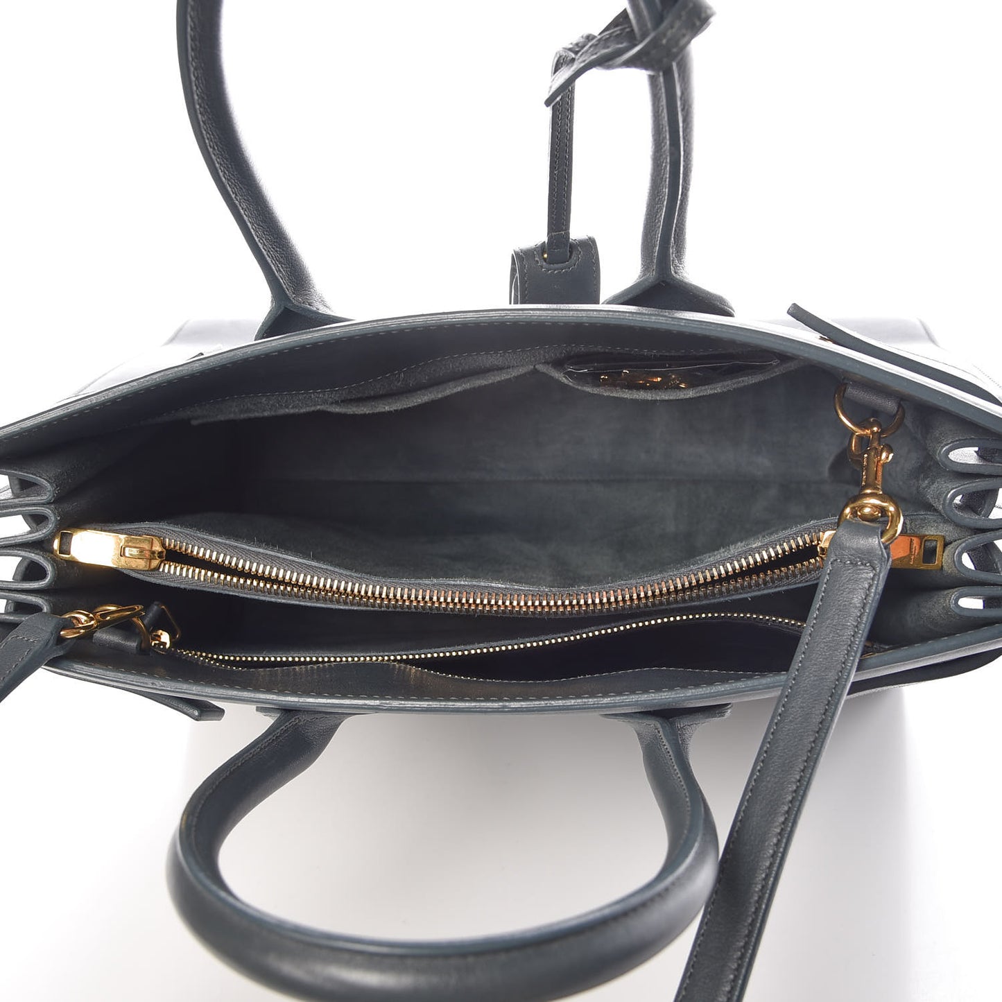Calfskin Small Sac De Jour Fog