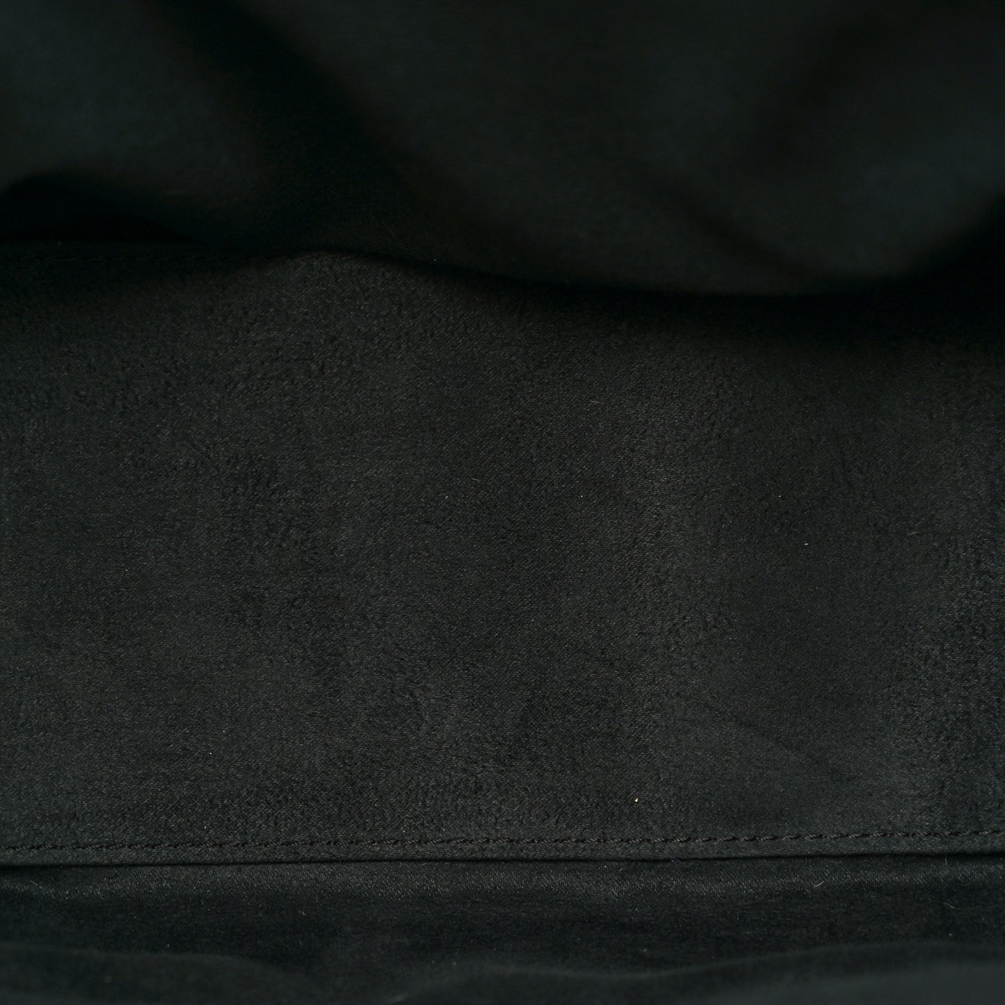 Drummed Calfskin Micro Luggage Black
