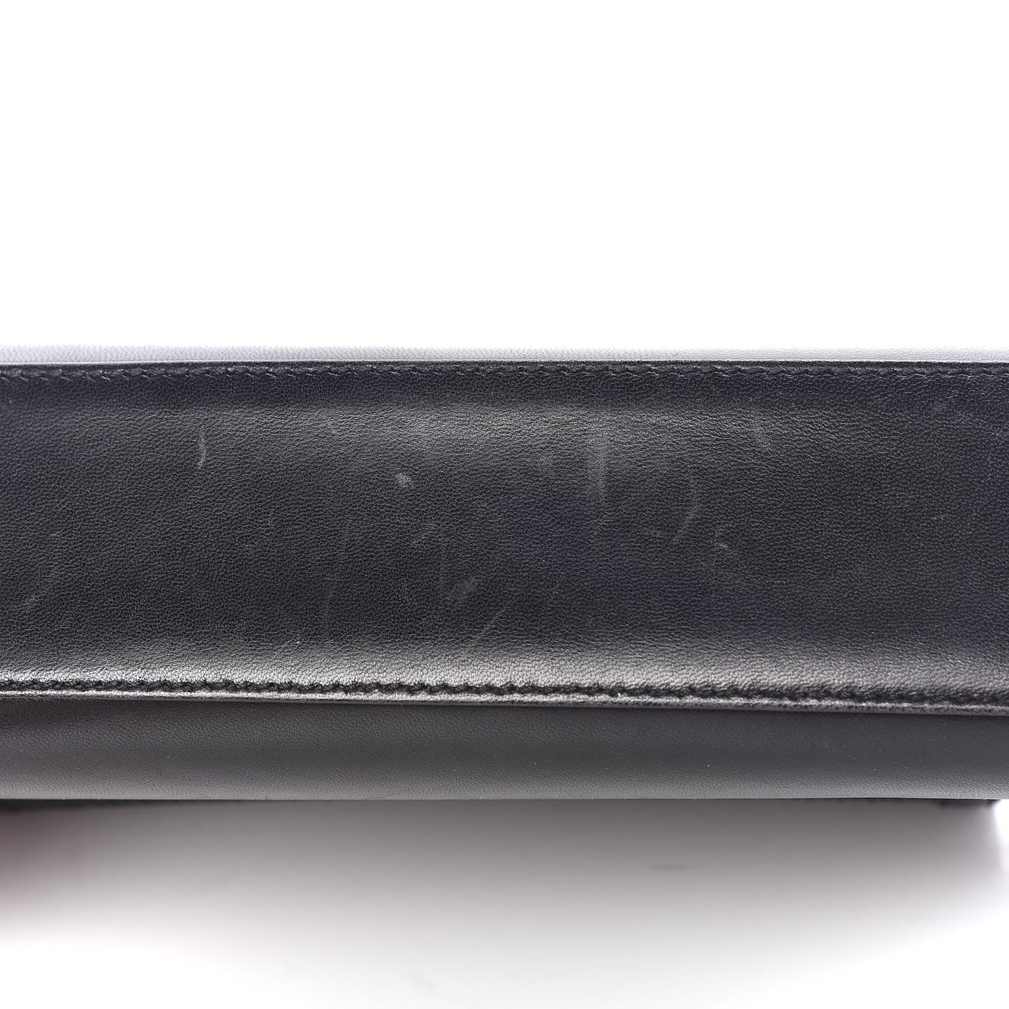 Lambskin Mademoiselle Accordion Flap Black