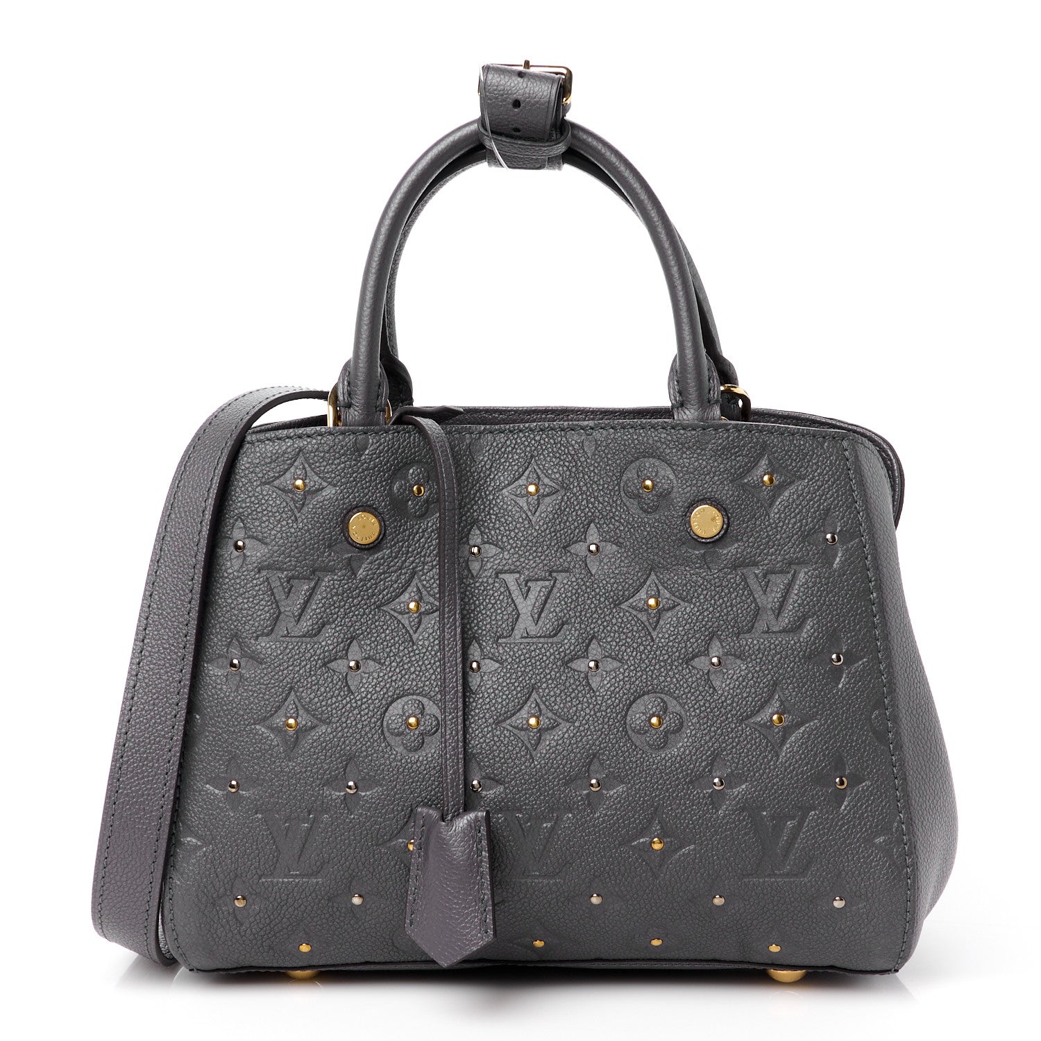 Louis Vuitton LOUIS VUITTON Empreinte Studded Montaigne BB Gris Silver 1 of 16