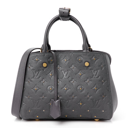 Louis Vuitton LOUIS VUITTON Empreinte Studded Montaigne BB Gris Silver 1 of 16