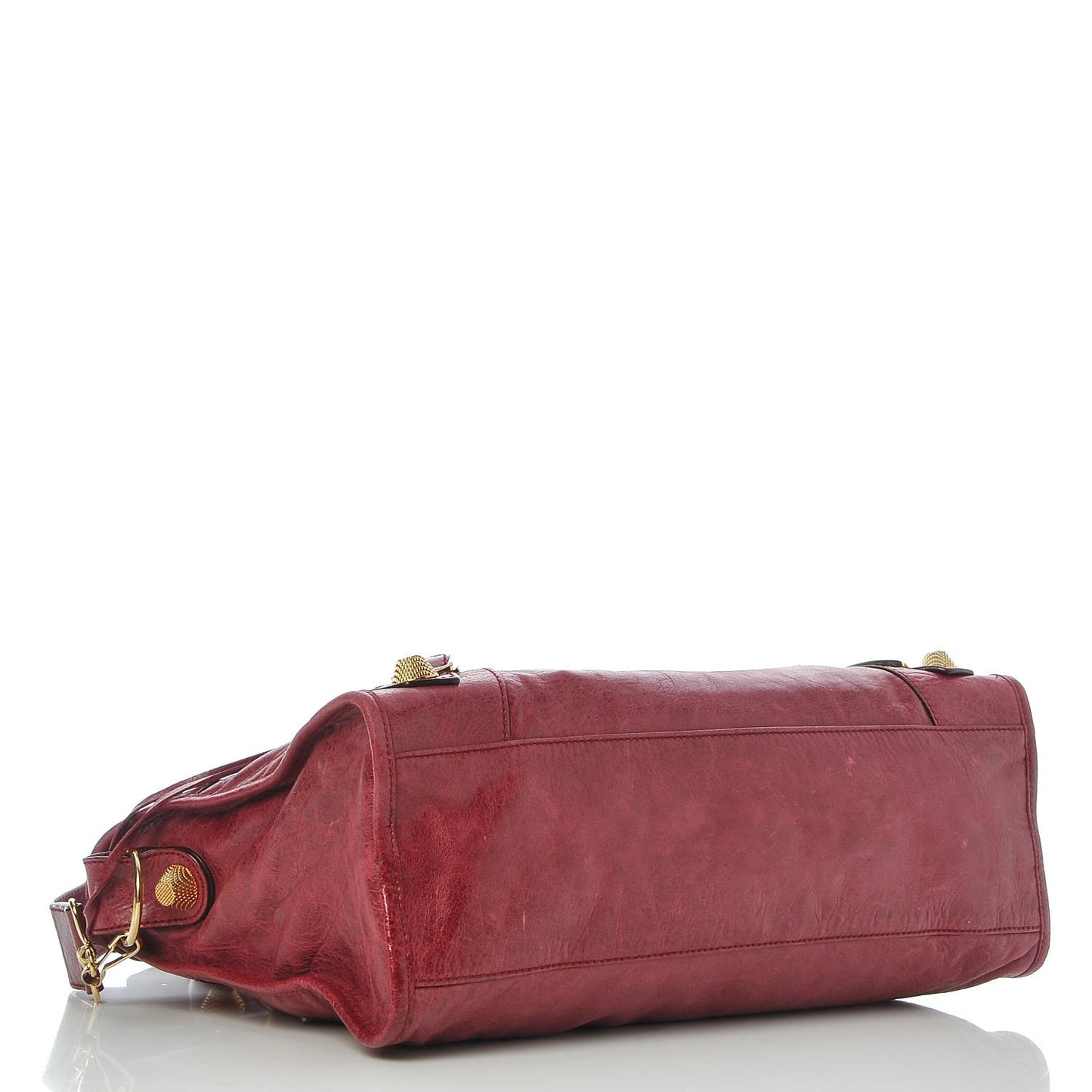 Agneau Giant 21 Gold Hardware City Pourpre