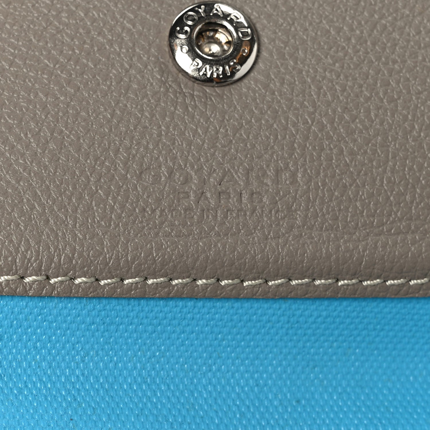 Goyard Goyardine Saint Louis Claire Voie PM Grege Turquoise 8 of 10