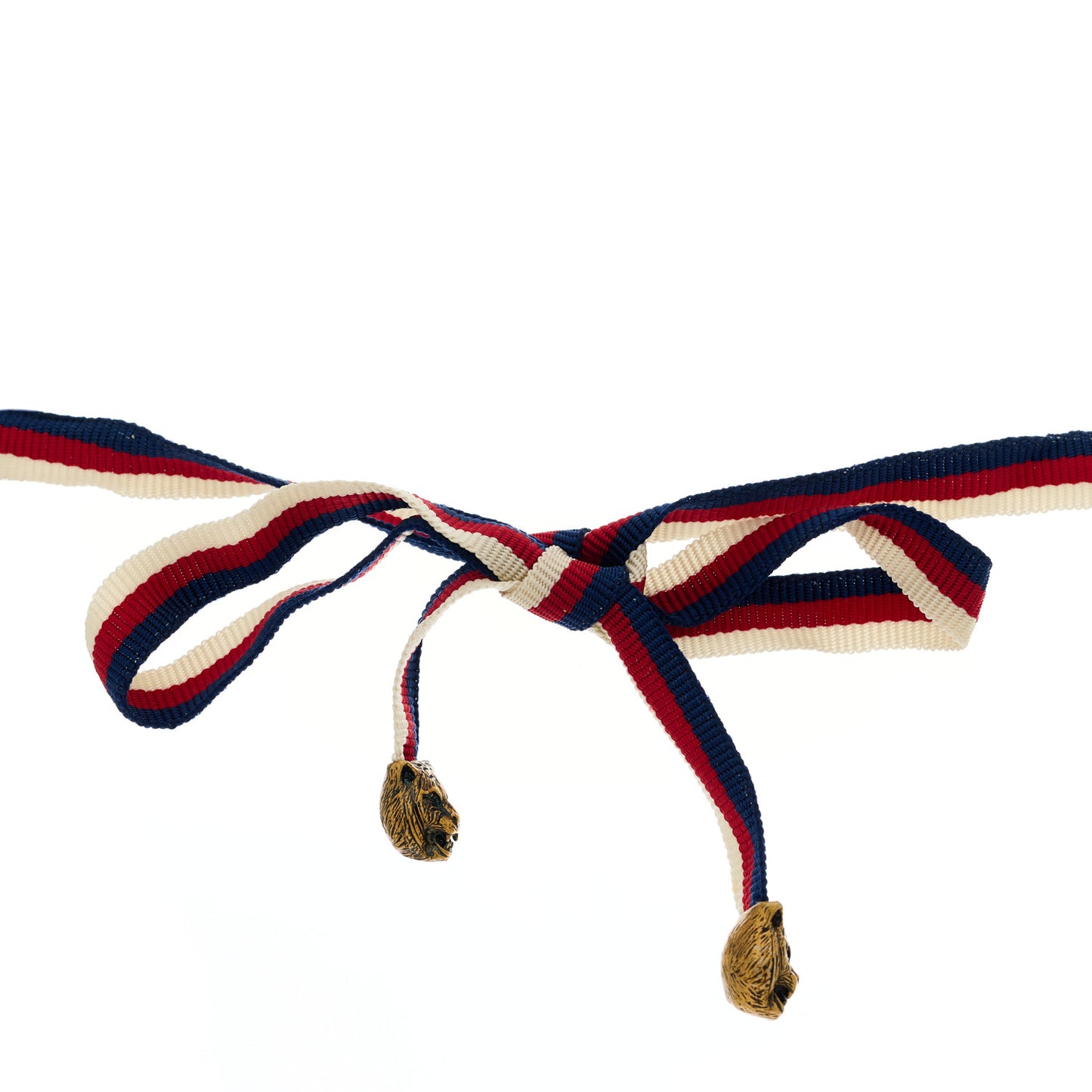 Pearl Ribbon Feline Strand Necklace