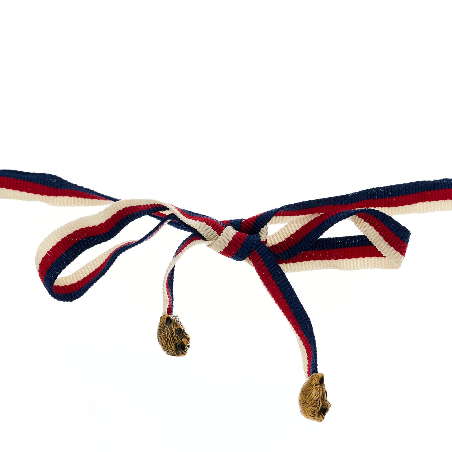 Gucci Pearl Ribbon Feline Strand Necklace 4 of 6