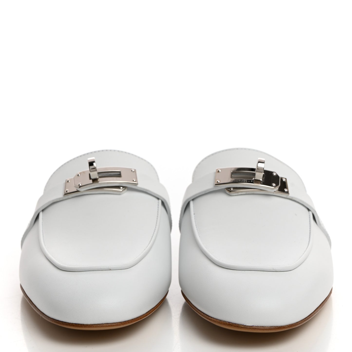 Calfskin Oz Mules 36.5 White