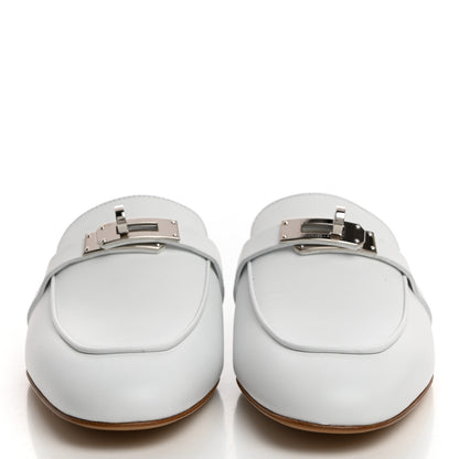 Hermes Calfskin Oz Mules 36.5 White 2 of 9