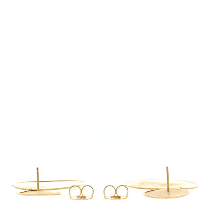 Marco Bicego 18K Yellow Gold Large Lunaria Drop Earrings 3 of 4