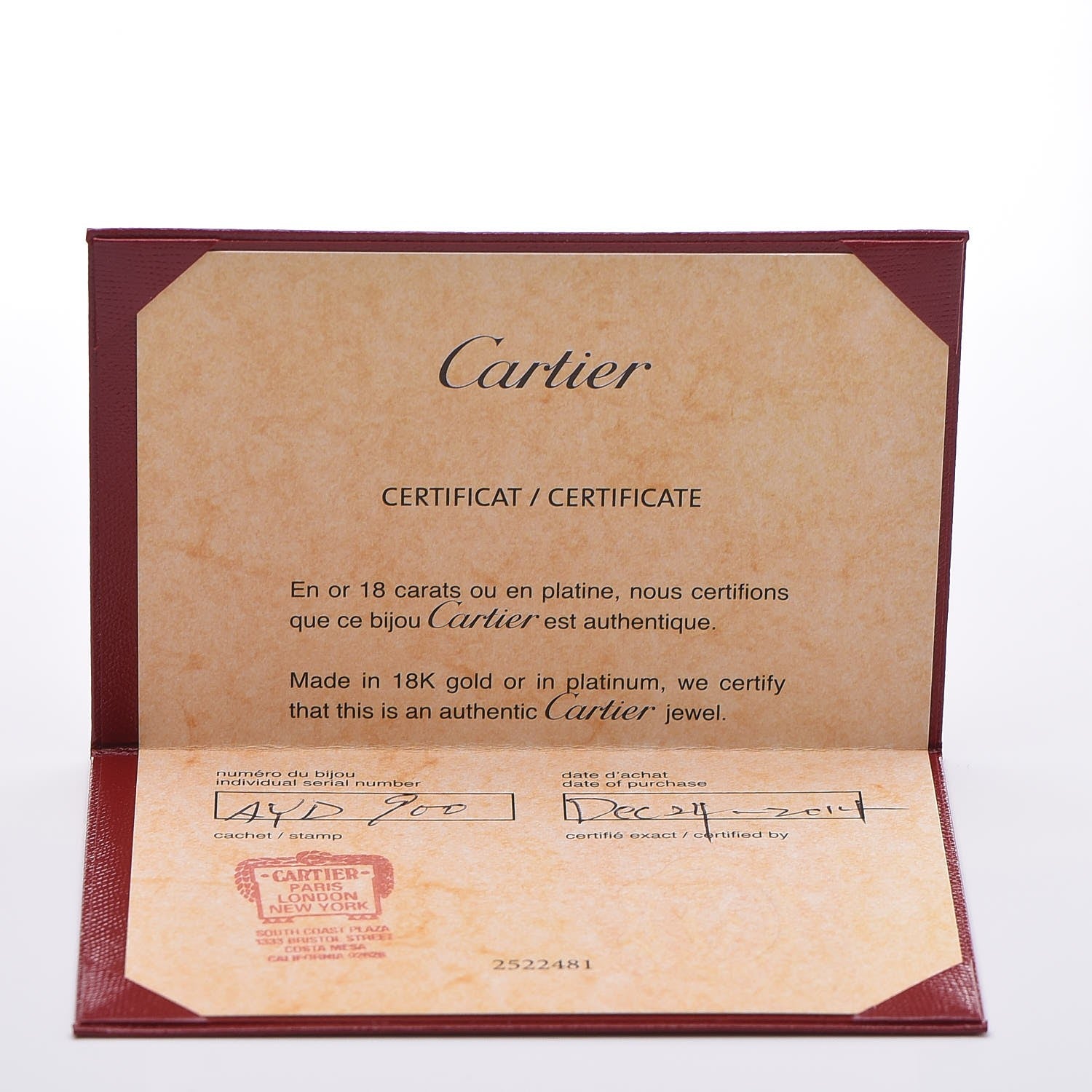 Cartier 18K White Gold 4 Diamond LOVE Bracelet 17 8 of 9