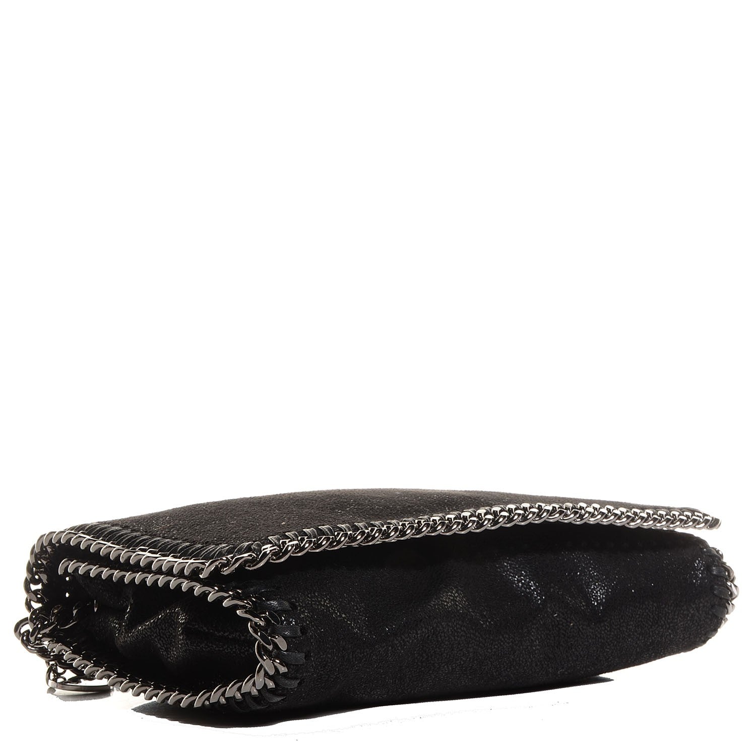 Stella McCartney Faux Leather Shaggy Deer Falabella Crossbody Bag Black 4 of 9