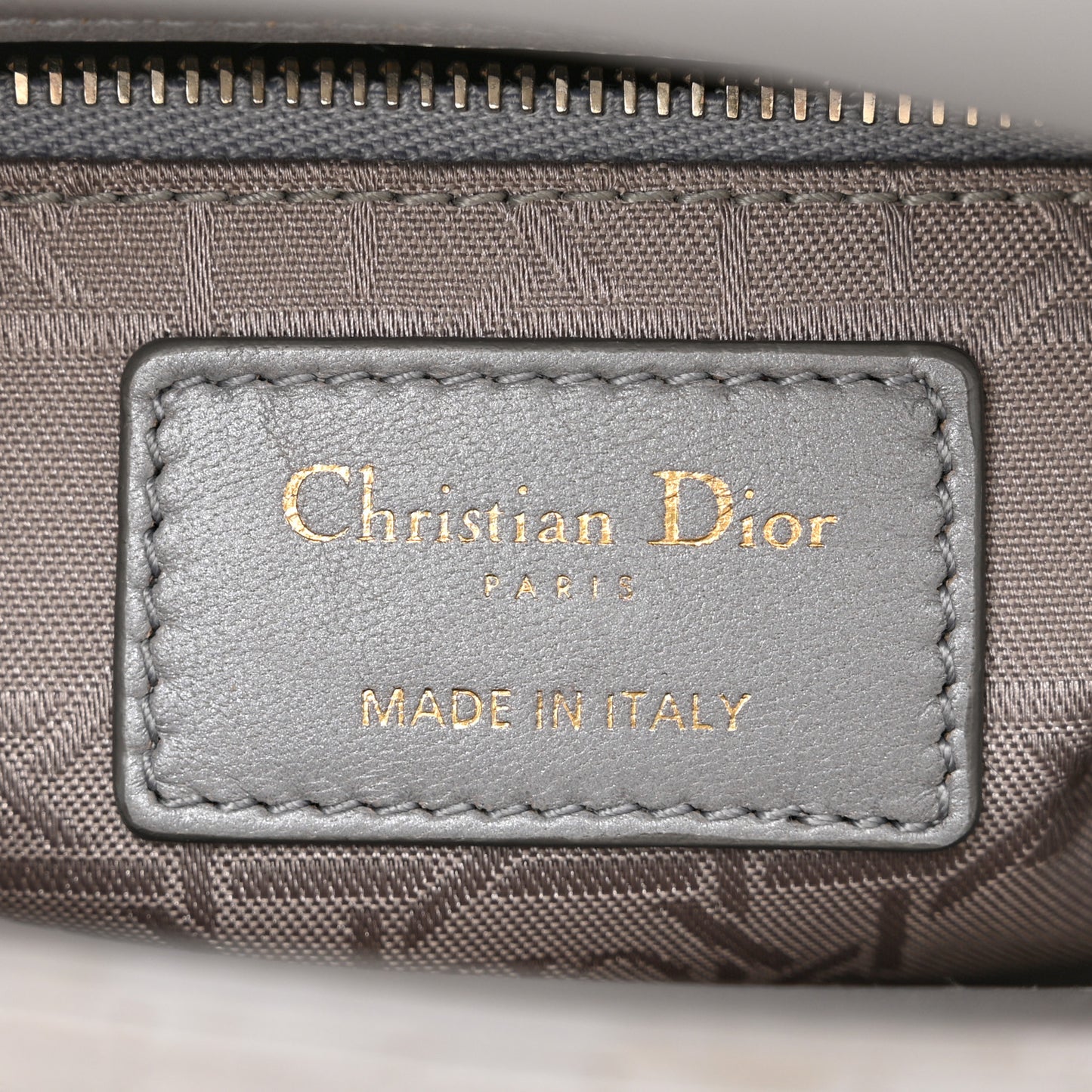Lambskin Cannage Mini Lady Dior Grey
