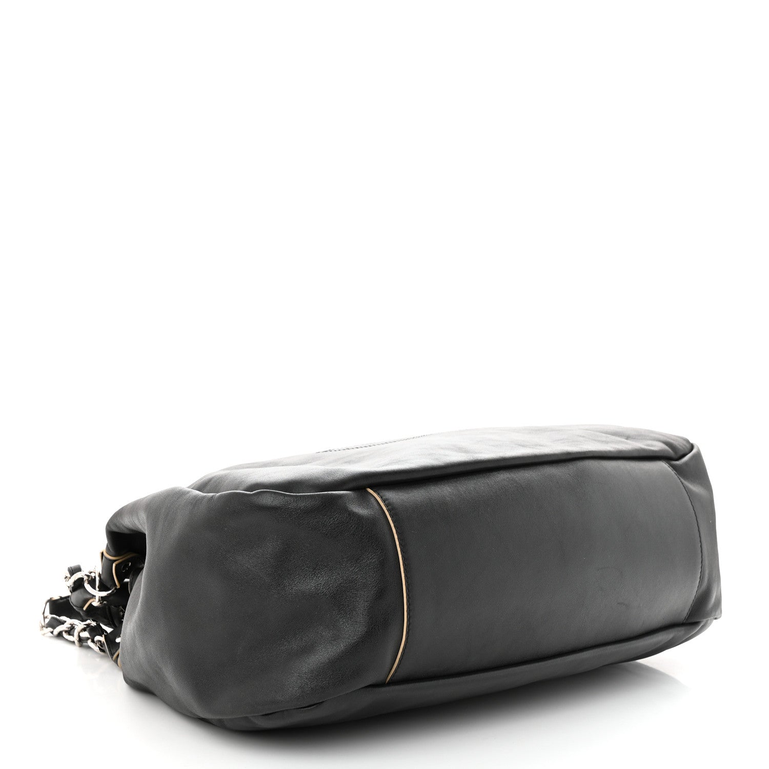 Chanel Lambskin Large Edgy Hobo Black 4 of 11
