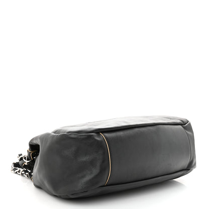 Chanel Lambskin Large Edgy Hobo Black 4 of 11