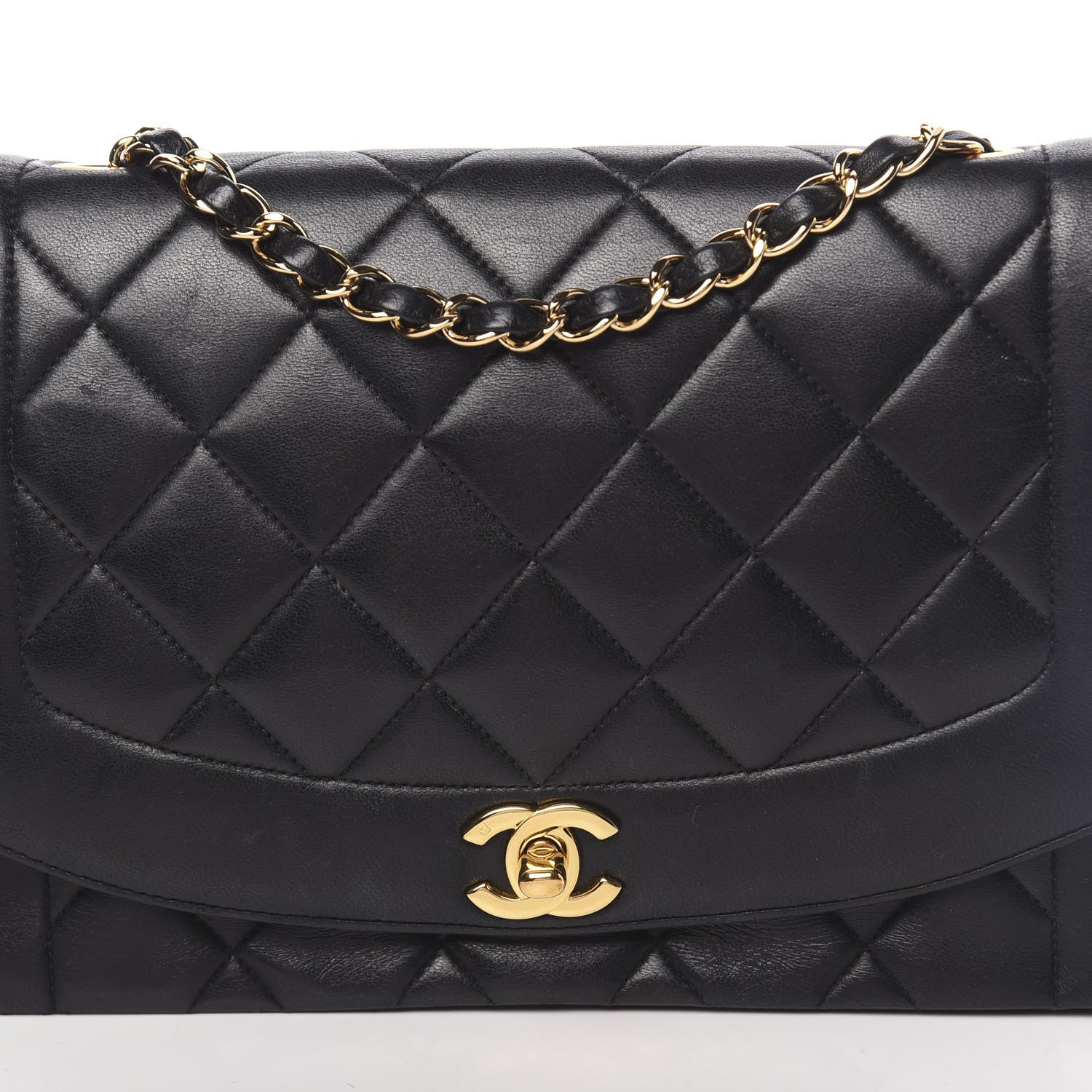 Chanel Lambskin Quilted Small Single Flap Black 9 of 15