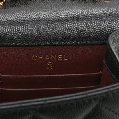 Chanel Caviar Quilted Classic Phone Holder Black 6 of 11