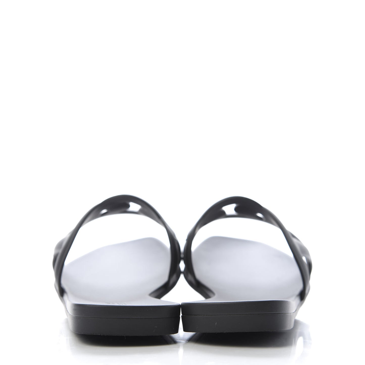 Rubber Aloha Sandals 40 Black