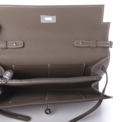 Hermes Epsom Kelly Wallet To Go Etoupe 2 of 9