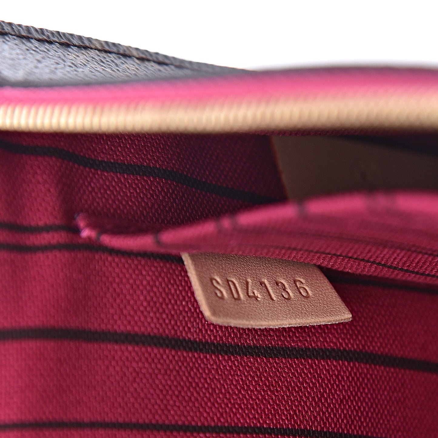 Monogram Neverfull MM GM Pochette Pivoine