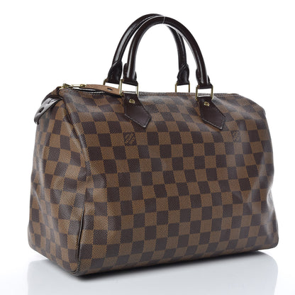 Louis Vuitton Damier Ebene Speedy 30 3 of 9