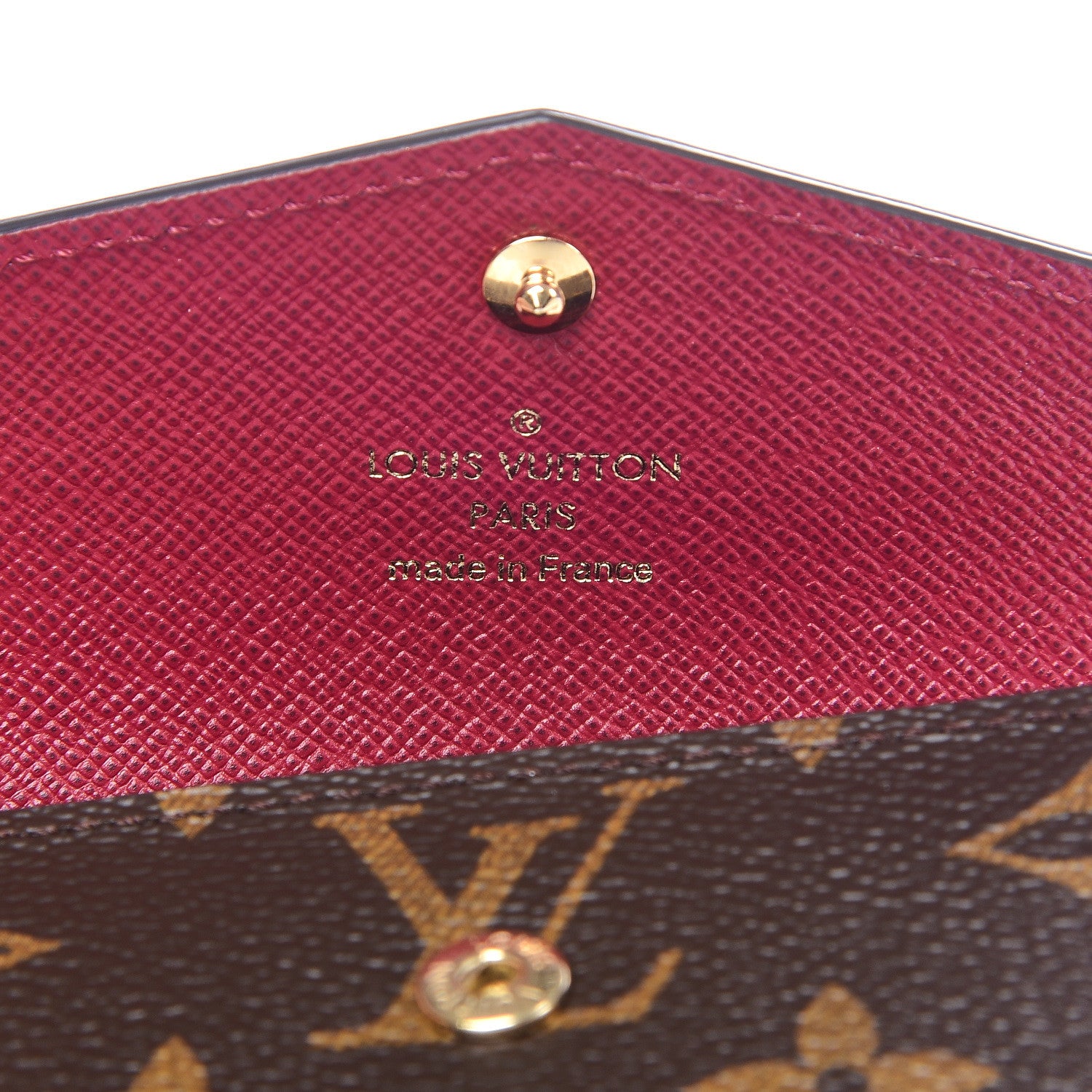 Louis Vuitton Monogram Sarah Multicartes Fuchsia 6 of 7