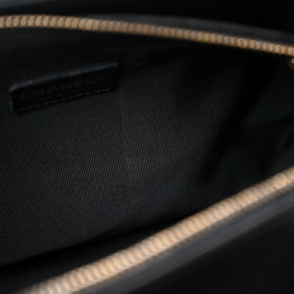 Chanel Lambskin Chocolate Bar Quilted Bag Black 12 of 24