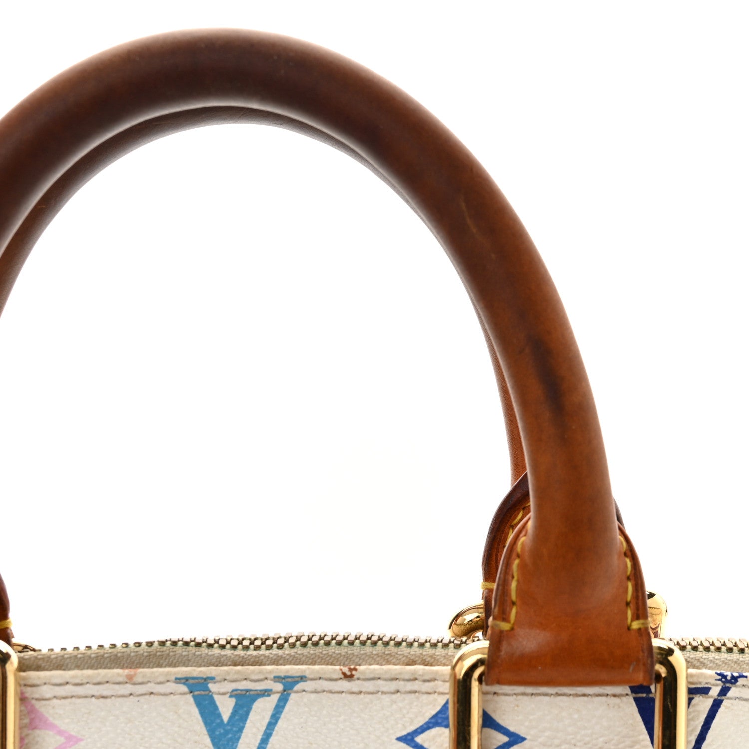 Louis Vuitton Monogram Multicolor Alma White 10 of 11