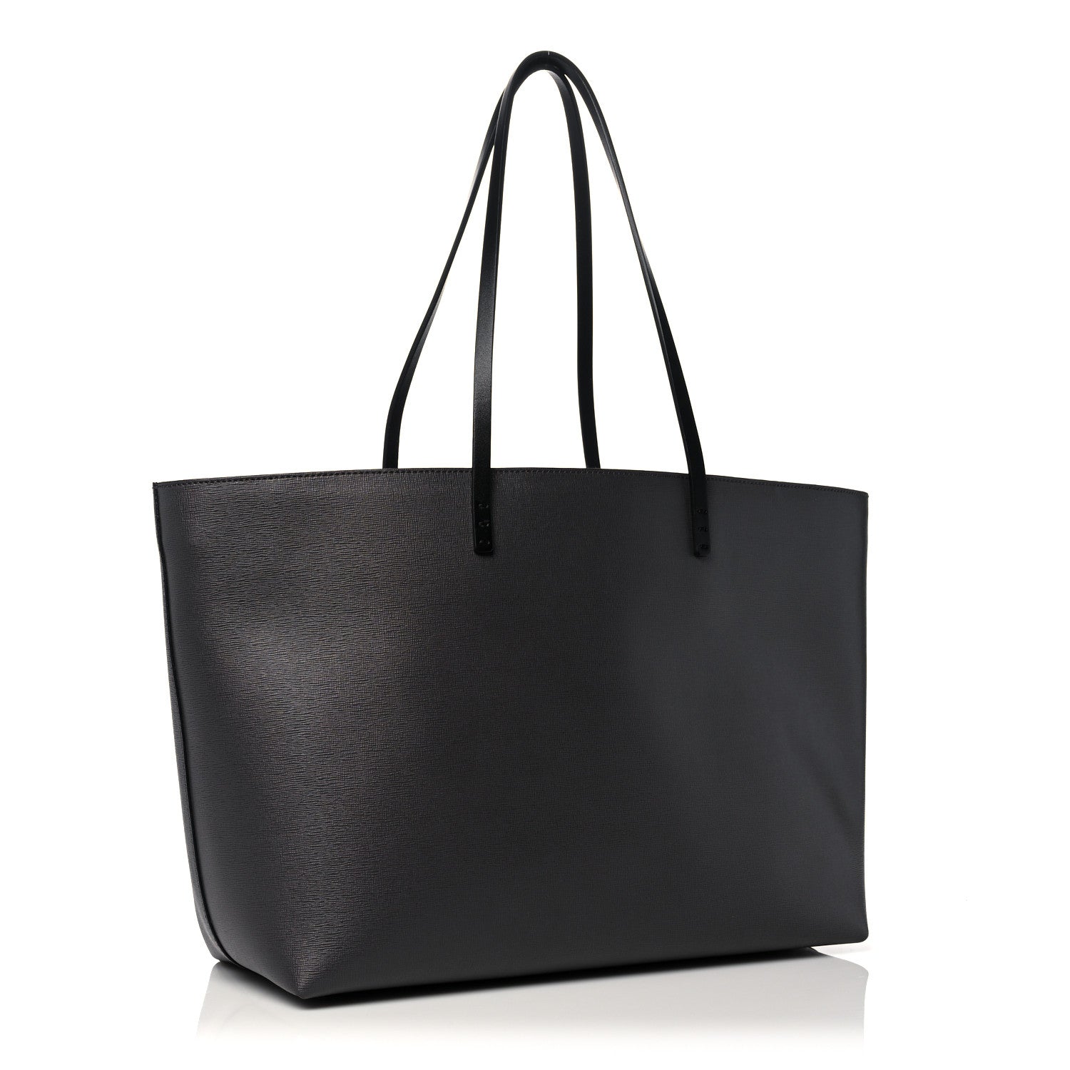 Fendi Vitello Elite Cuoio Monster Buggies Medium Roll Tote Carbone Black Multicolor Magenta 3 of 10