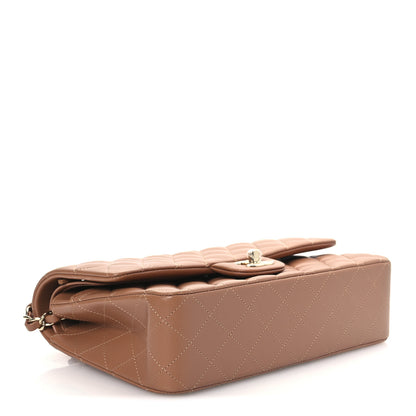 Chanel Lambskin Quilted Medium Double Flap Brown 4 of 13