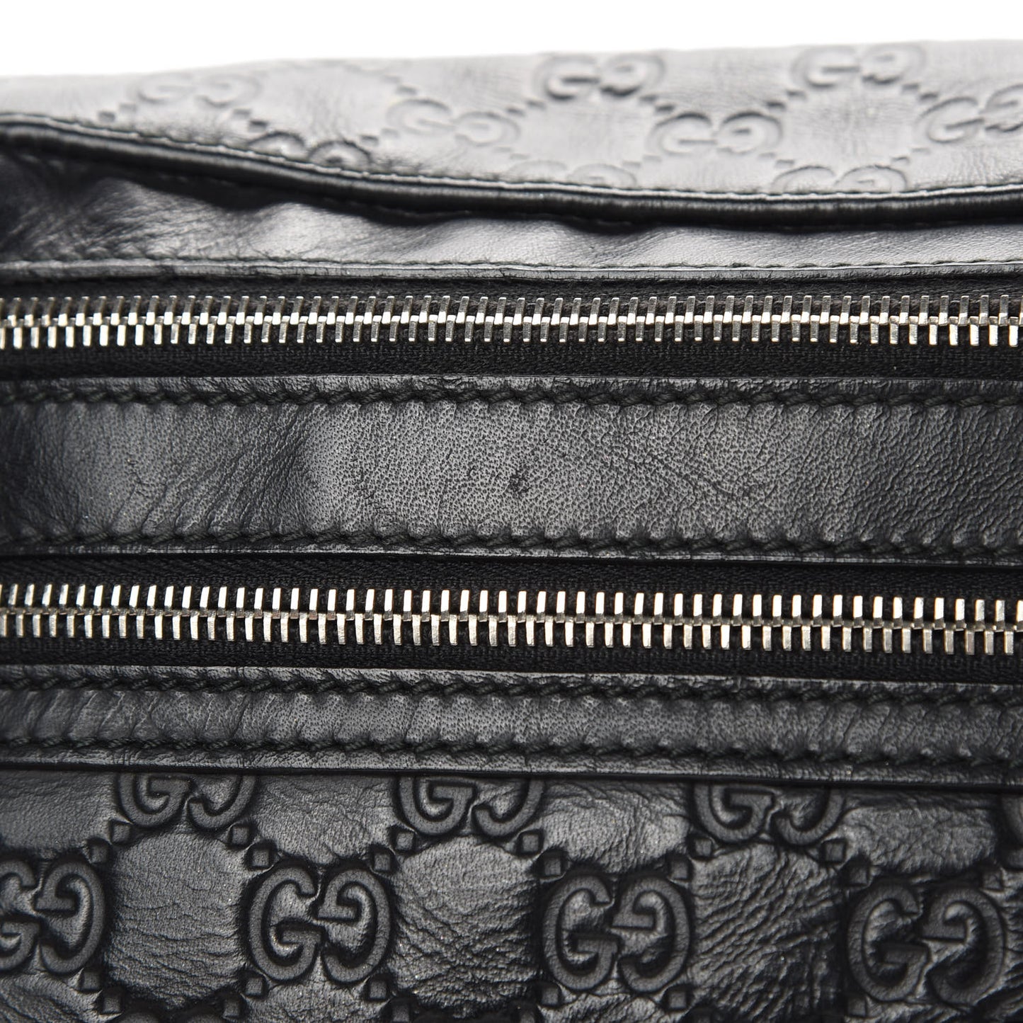 Guccissima Web Belt Bag Black