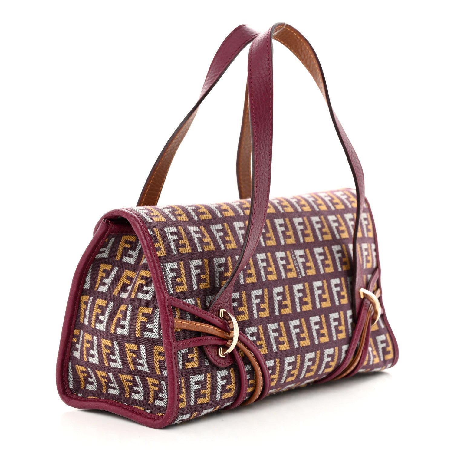 Fendi Zucchino Small Shoulder Bag Multicolor 3 of 12