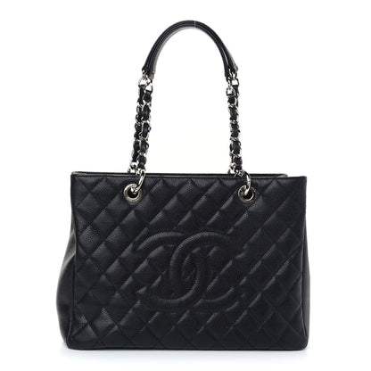 Chanel Caviar Quilted Grand Shopping Tote GST Black 1 of 10