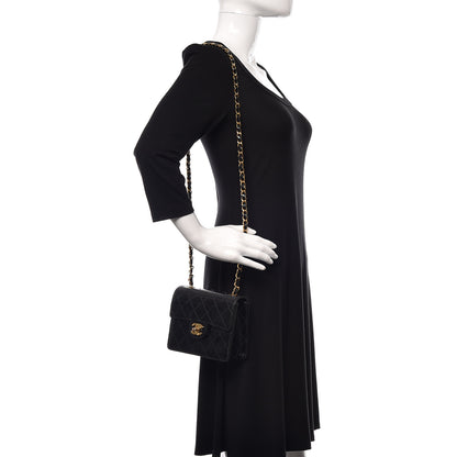 Chanel Glazed Calfskin Quilted Mini Square Flap Black 2 of 14