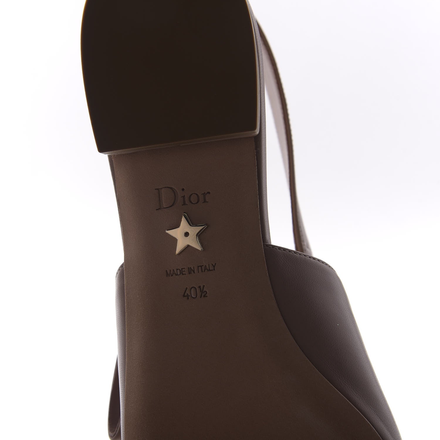 Christian Dior Lambskin Sweet D Ballerina Slingback Flat 40.5 Powder Pink 6 of 9