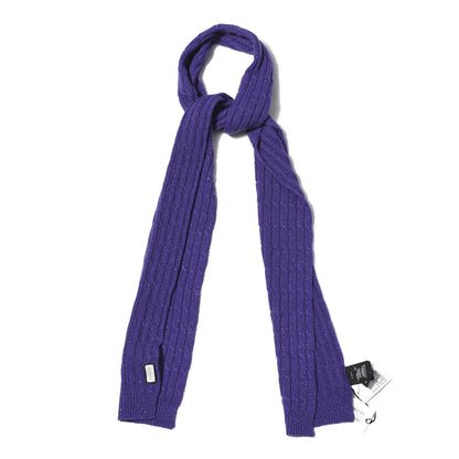 Gucci Wool Knit Shine Reg Scarf Parma Violet Dark Purple 1 of 4