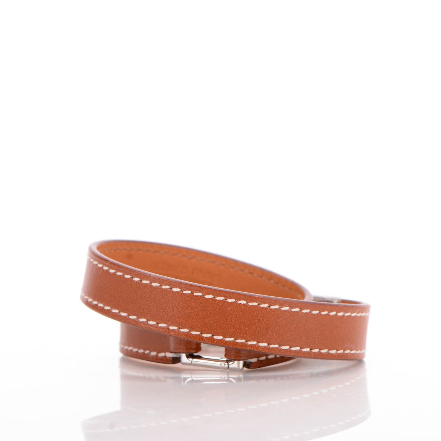 Barenia Rivale Double Tour Bracelet XS Fauve