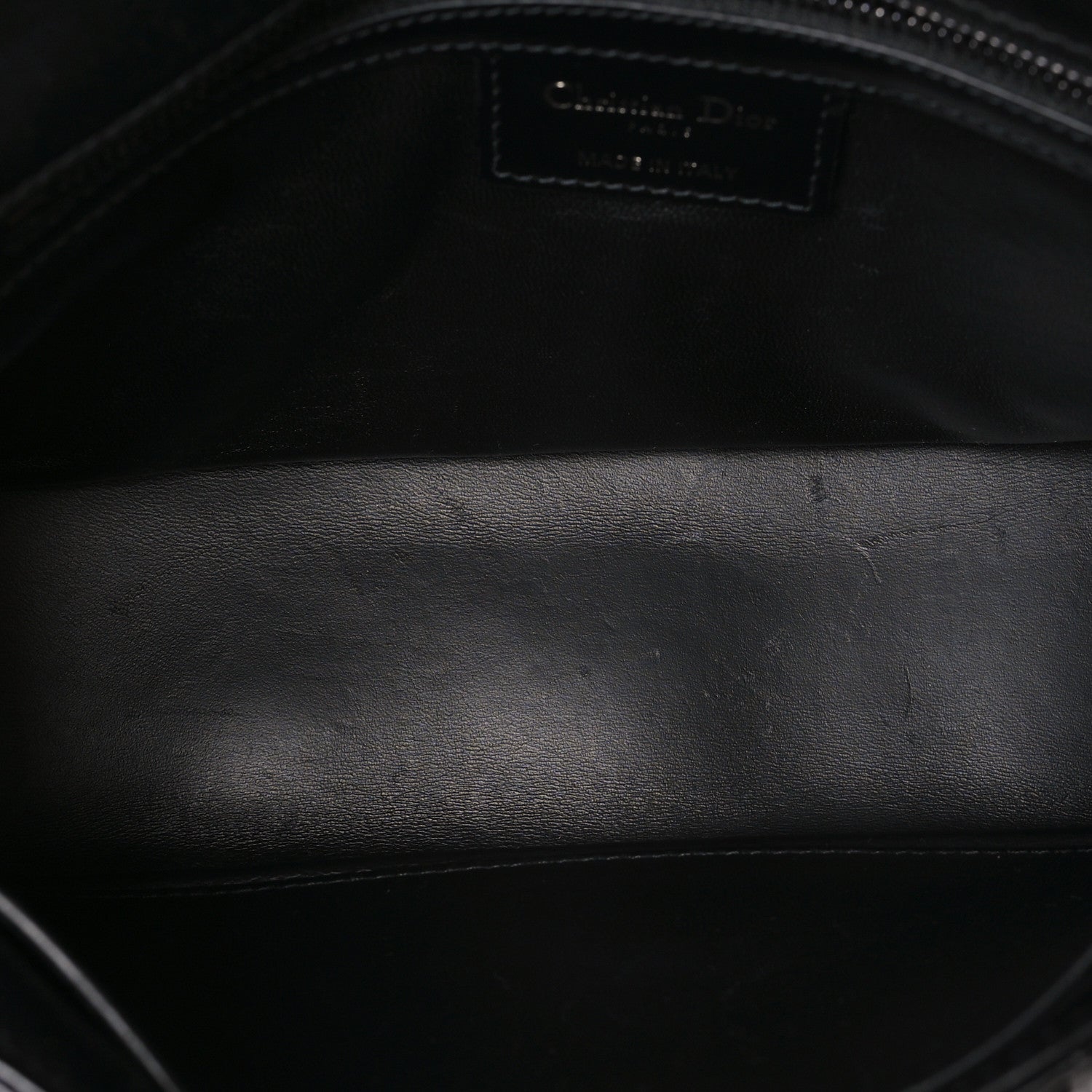 Christian Dior Calfskin Macrocannage Medium Caro Bag Black 5 of 10