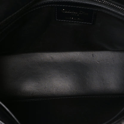 Christian Dior Calfskin Macrocannage Medium Caro Bag Black 5 of 10