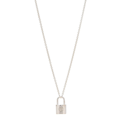 Louis Vuitton Sterling Silver Lockit Necklace 1 of 5