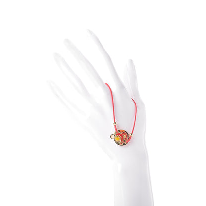 Christian Dior Calfskin Phoenix Bracelet Red 2 of 5