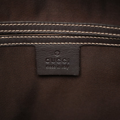 Gucci GG Supreme Monogram Medium Zippered Shopping Tote Dark Brown 6 of 13