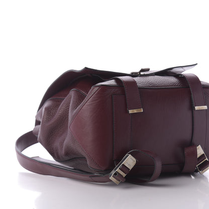 Proenza Schouler Pebbled Calfskin Small PS Courier Backpack Oxblood 5 of 10