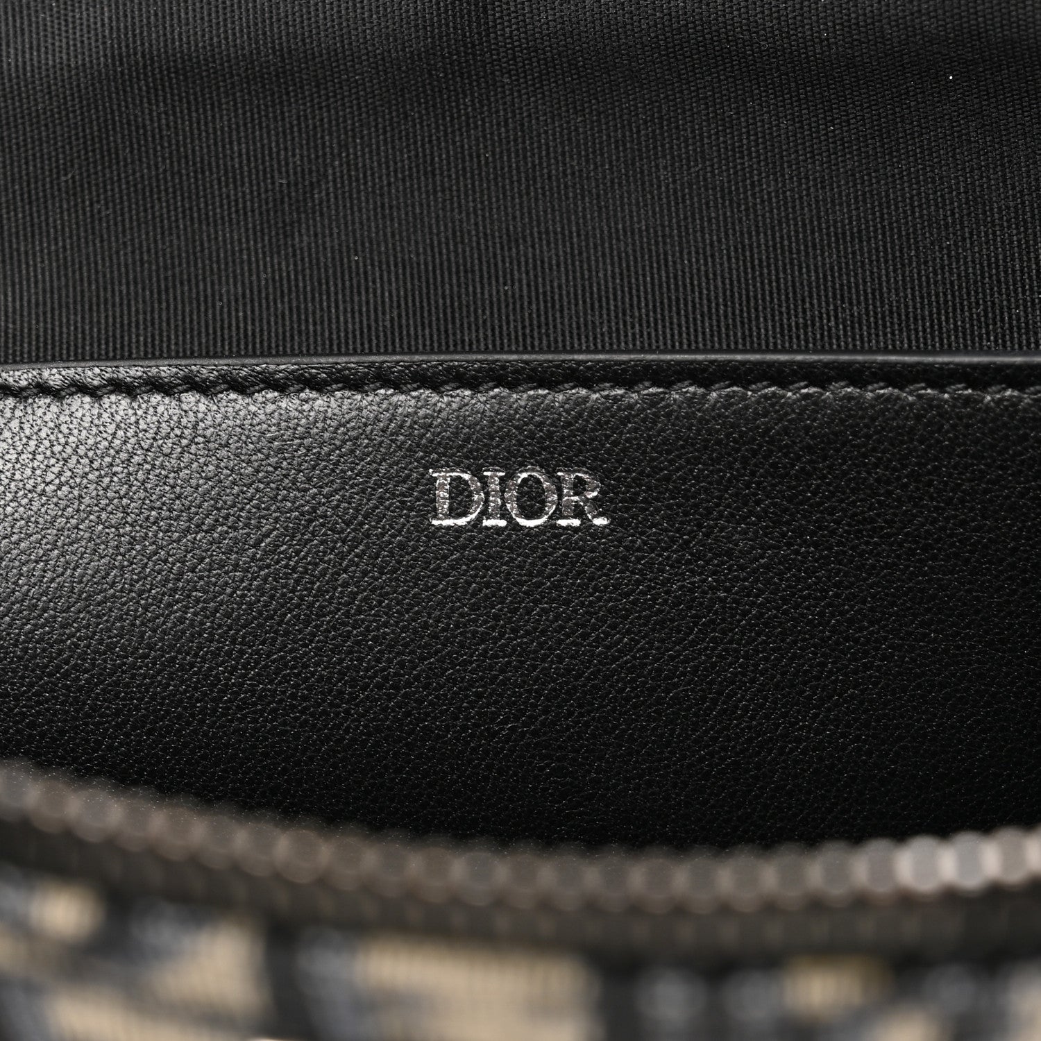 Christian Dior Oblique A4 Flat Pouch Clutch Blue 6 of 16