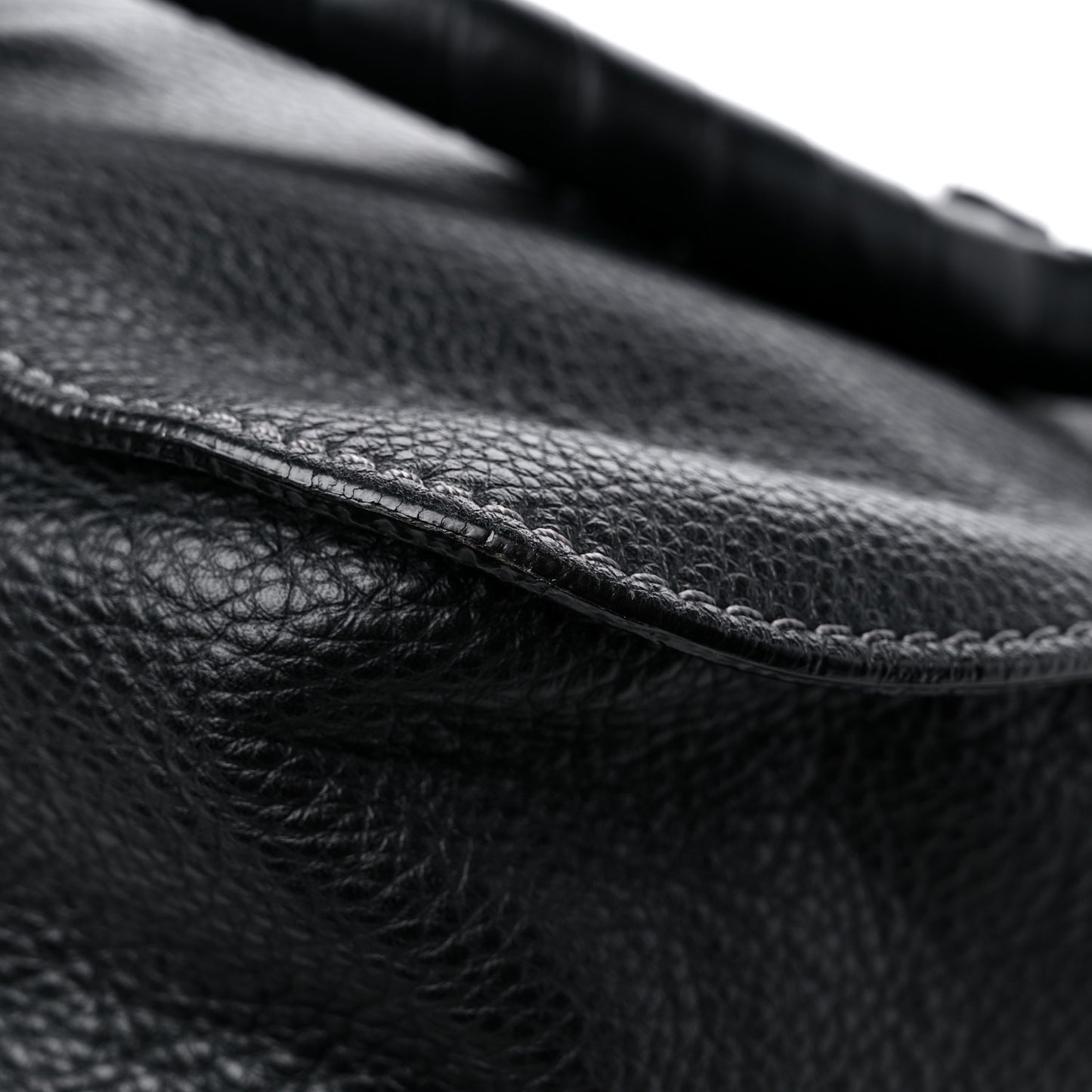 Calfskin Medium Marcie Satchel Black
