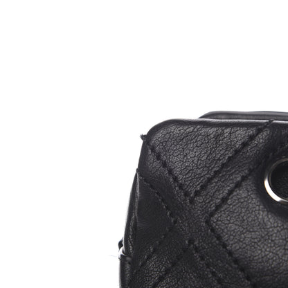 Chanel Calfskin Diamond Stitch Tote Black 13 of 14