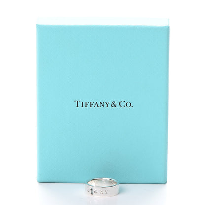 Tiffany Sterling Silver Diamond Locks Ring 53 6.25 9 of 9