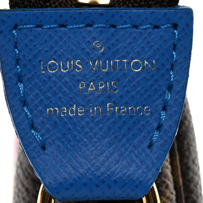 Louis Vuitton Monogram 2019 Christmas Animation Mini Venice Pochette Accessories Blue 6 of 9